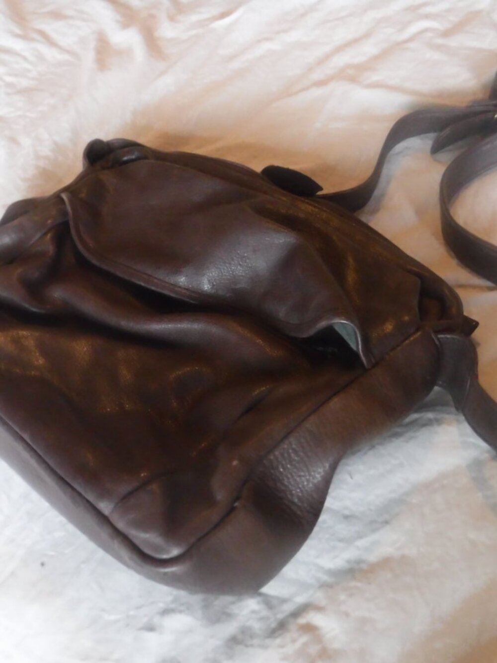 Brown Leather Pelle Studio Womens Shoulder Purse